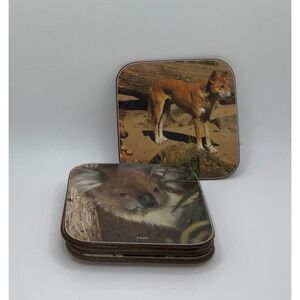 The Casa Collection Artistic Impressions of Australia Native Animals Coasters